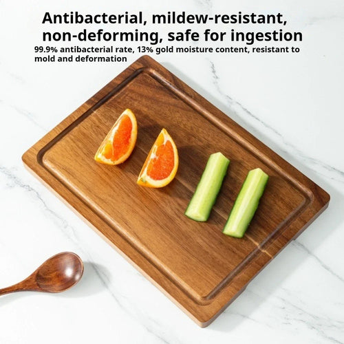 Double-Sided Wooden Cutting & Serving Board