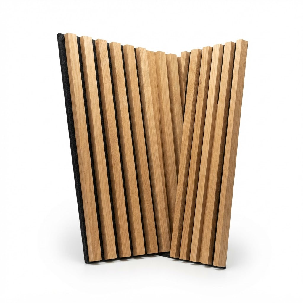 Rosedale XL Walnut Acoustic Wall Panel — 270 × 110 cm