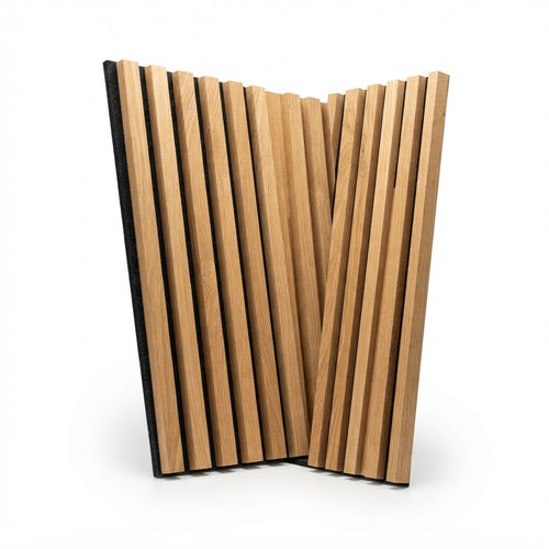 Rosedale XL Walnut Acoustic Wall Panel — 270 × 110 cm